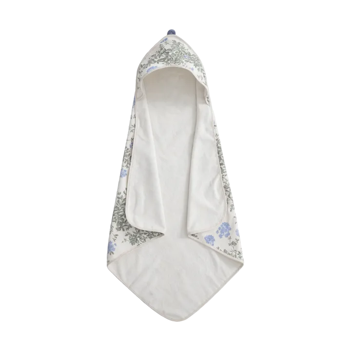 Plumbago Terry handduk med huva - 80x80 cm - Garbo&Friends