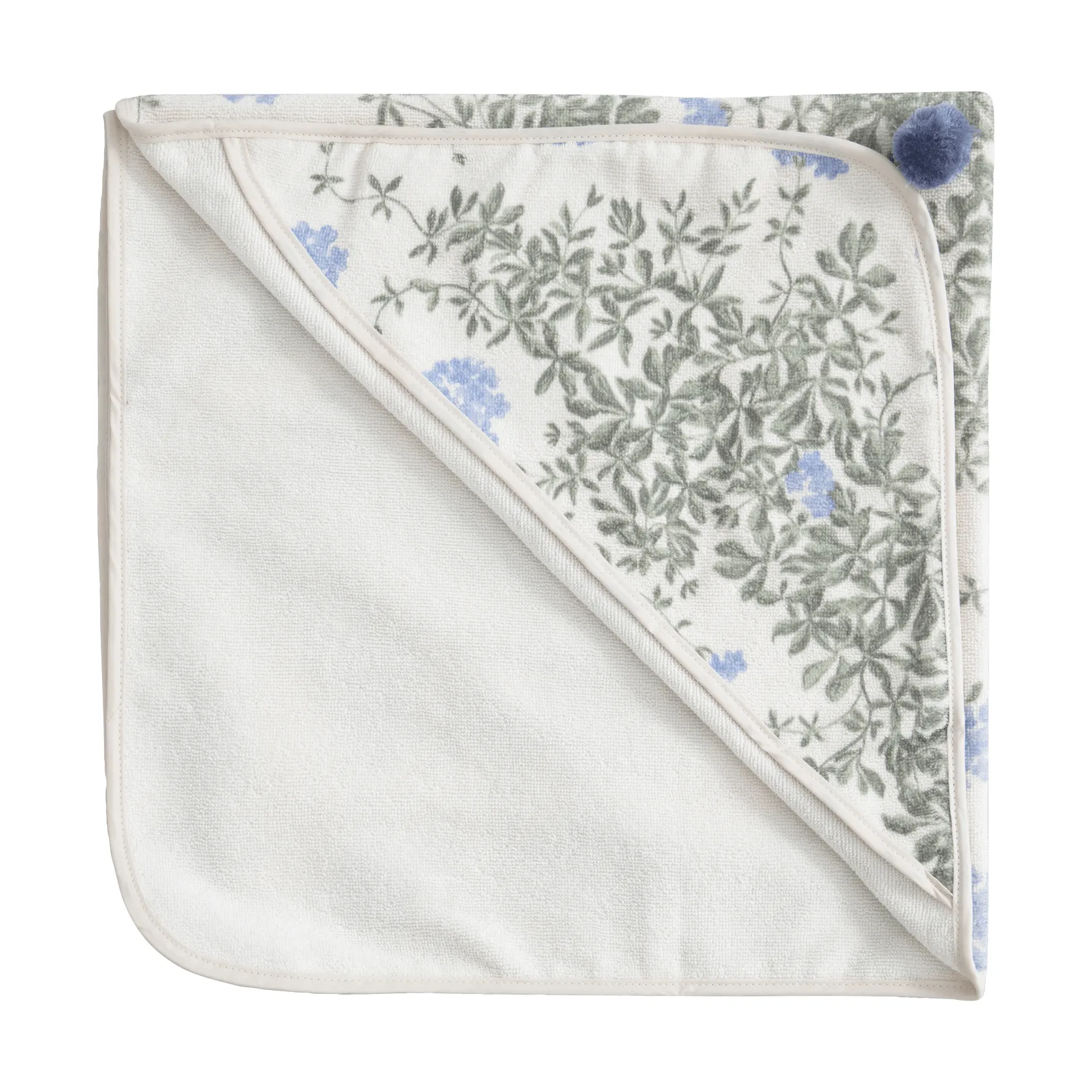 Plumbago Terry handduk med huva, 80x80 cm Garbo&Friends