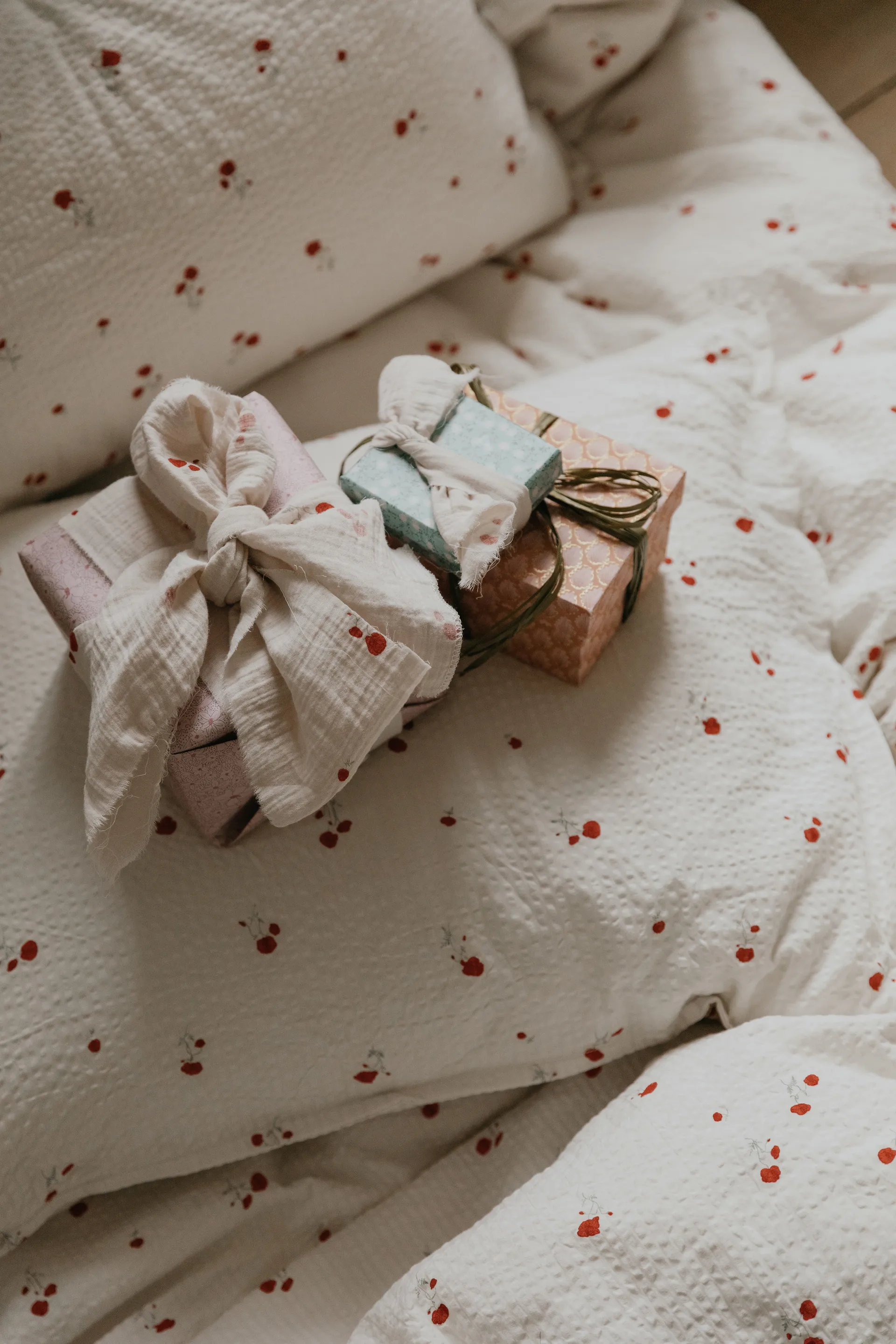 Poppy Muslin filt 2 delar, 60x60 cm Garbo&Friends