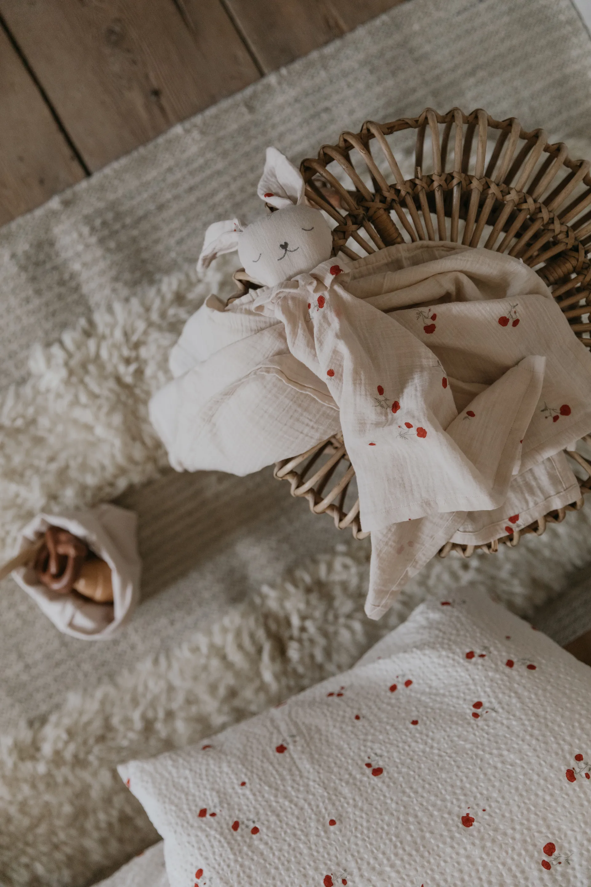 Poppy Muslin snuttefilt, 48x48 cm Garbo&Friends