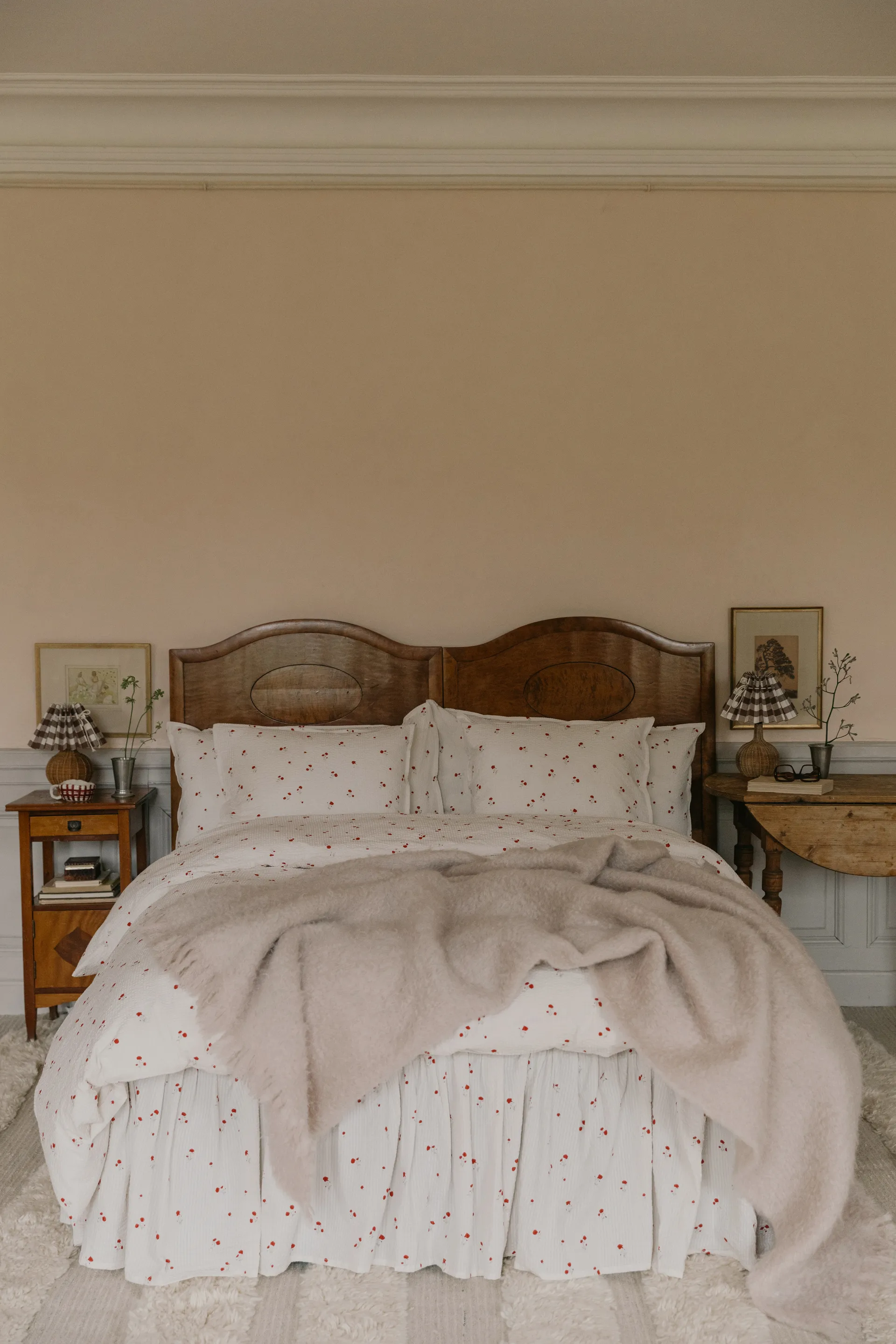 Poppy Seersucker sängkappa, 180x200x53 cm Garbo&Friends