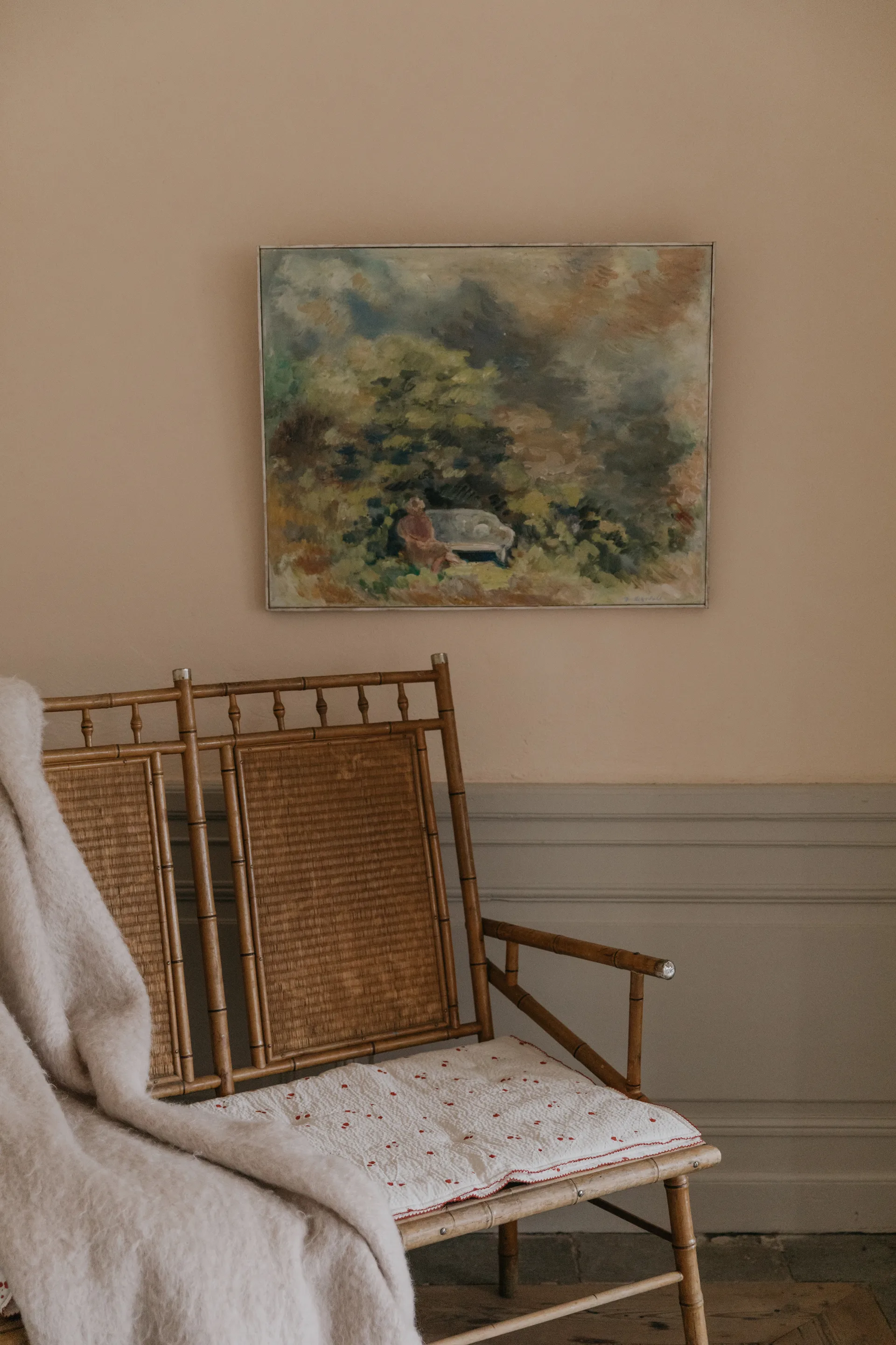 Poppy Seersucker vadderad filt, 100x140 cm Garbo&Friends