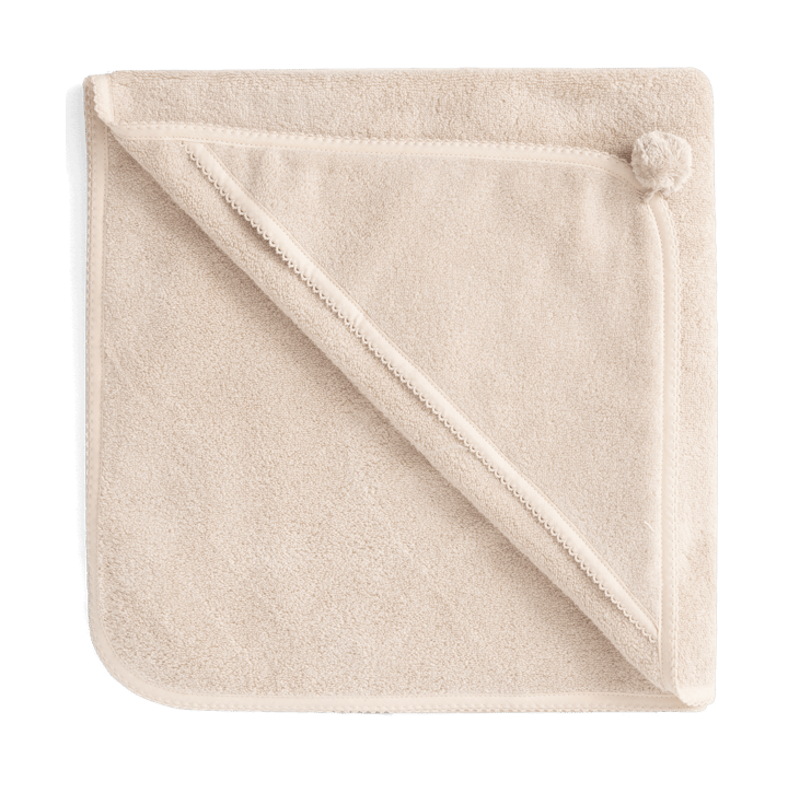 Sand Terry handduk med huva, 80x80 cm Garbo&Friends