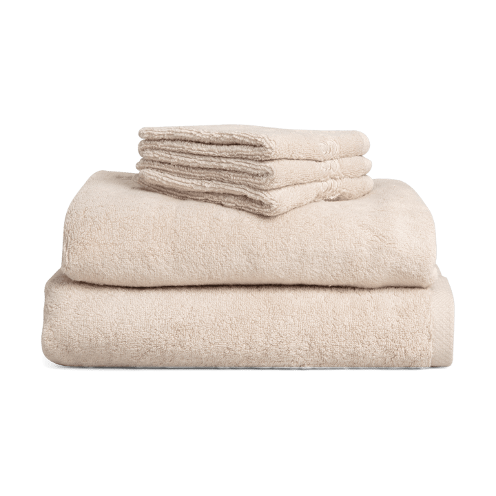 Sand Terry tvättlapp 3-pack, 30x30 cm Garbo&Friends