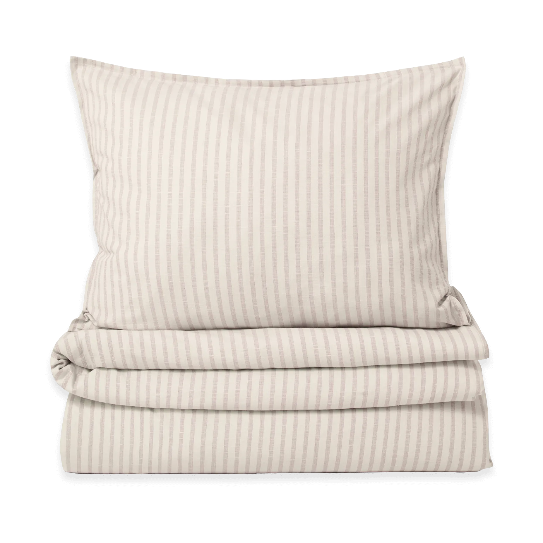 Stripe Mauve bäddset, 150x210 cm/50x60 cm Garbo&Friends