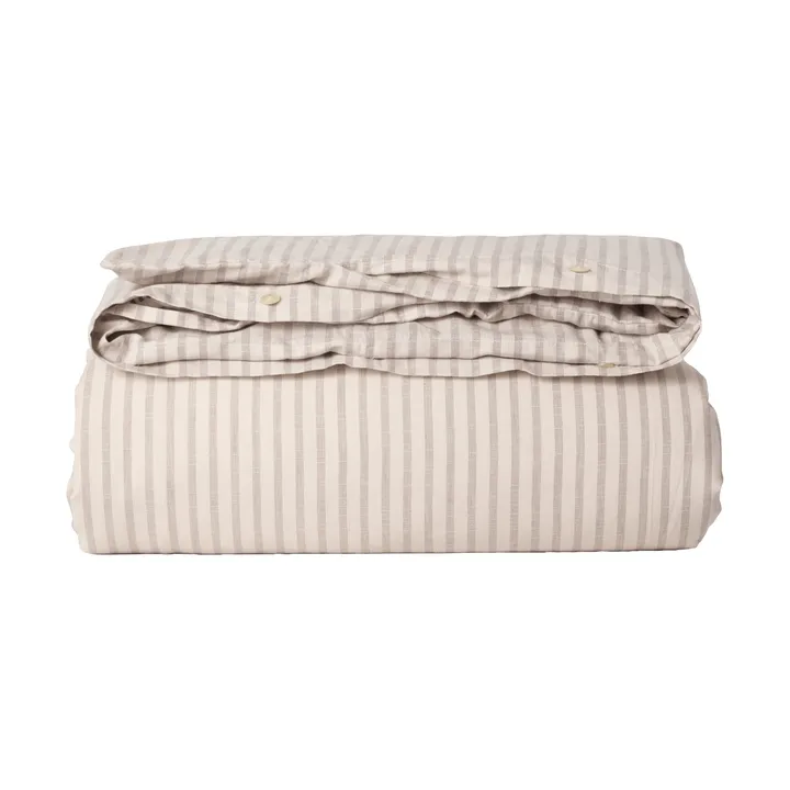 Stripe Mauve Muslin påslakan - 150x210 cm - Garbo&Friends