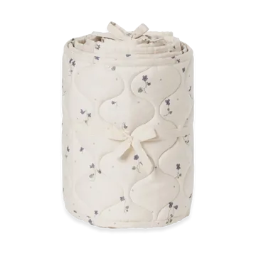 Viola Satin quiltat spjälsängsskydd - 30x360 cm - Garbo&Friends