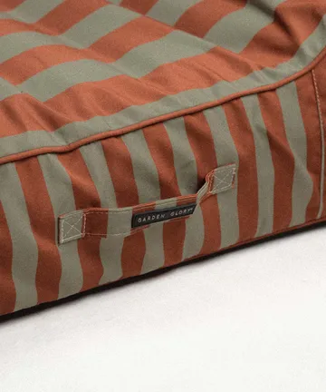 Garden Glory flytande solbädd - Eucalyptusgrön-terakotta, 85x168,5 cm - Garden Glory