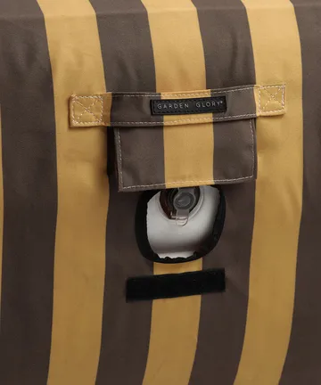 Garden Glory flytande solbädd - Saffransgul-brun, 85x168,5 cm - Garden Glory