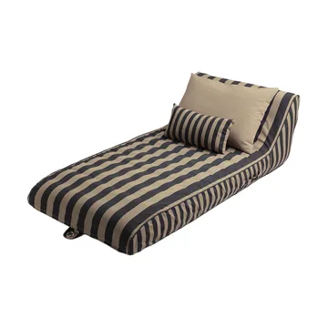 Garden Glory flytande solbädd - Svart-beige, 85x168,5 cm - Garden Glory