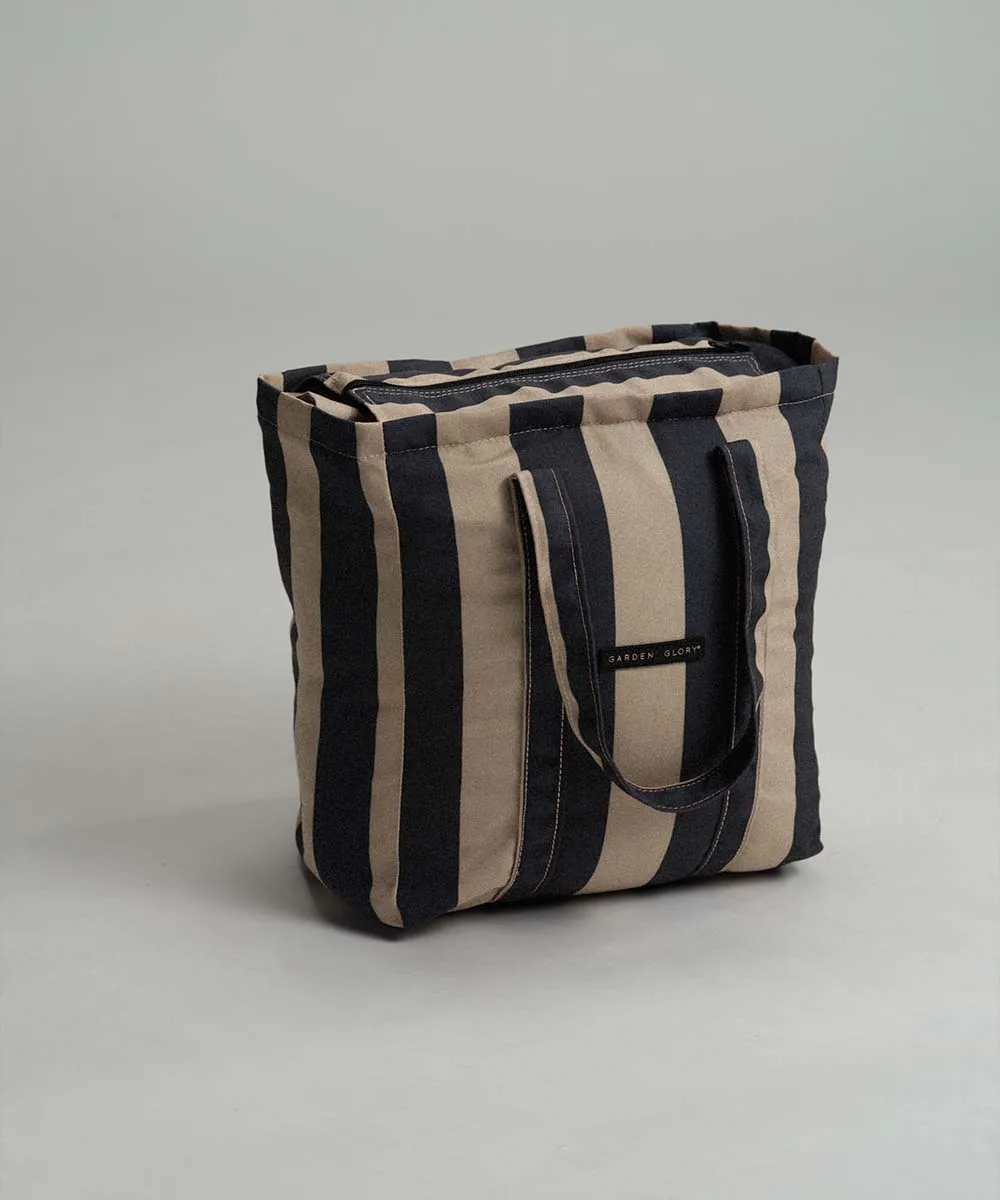 Garden Glory flytande solbädd, Svart-beige, 85x168,5 cm Garden Glory