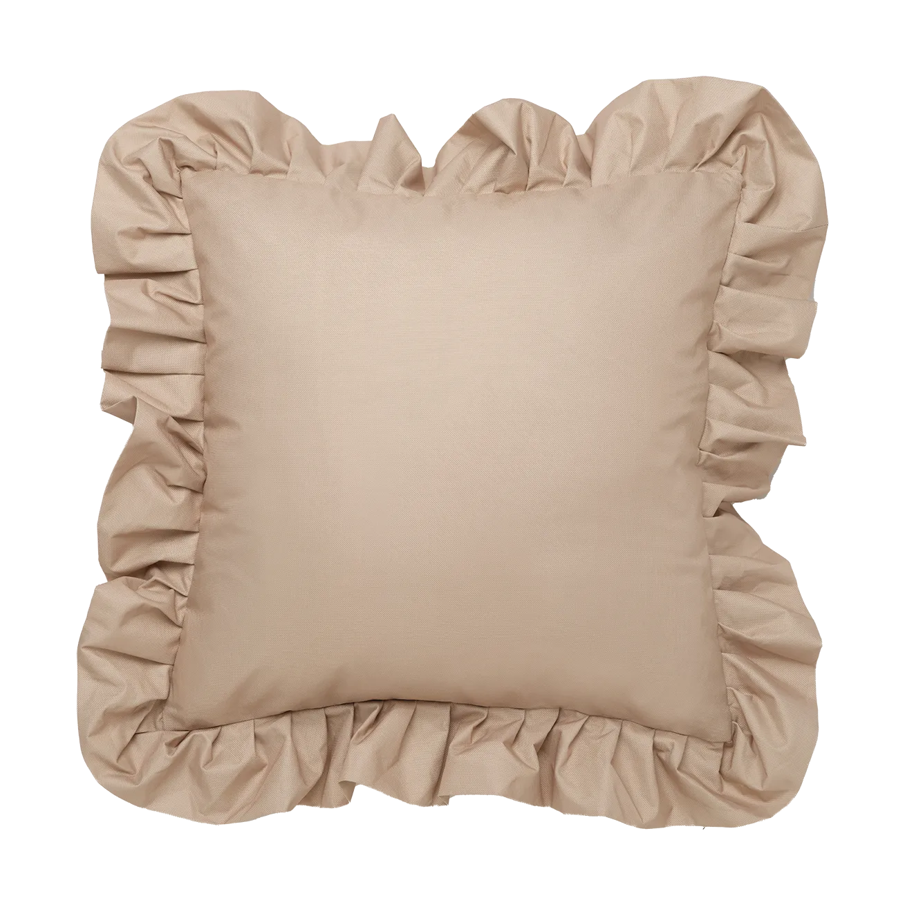 Garden Glory Outdoor kudde med volang 45x45 cm, Beige Garden Glory