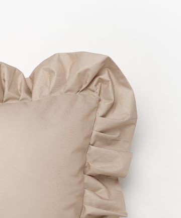 Garden Glory Outdoor kudde med volang 45x45 cm - Beige - Garden Glory