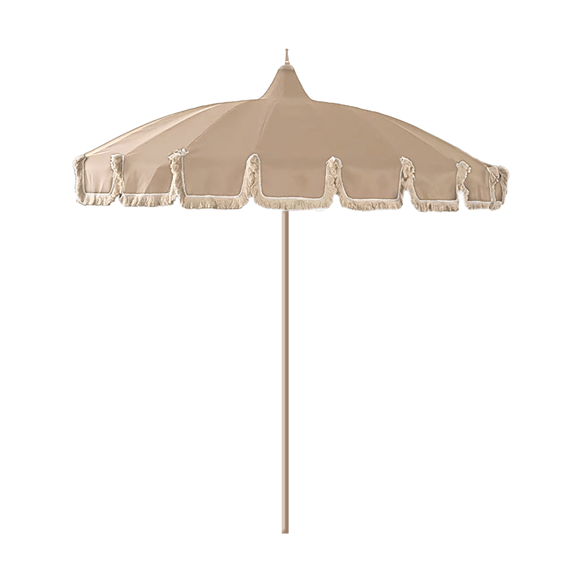 Garden Glory parasoll Beige fringe | Skandinavisk Design | Parasoll & parasollfötter | Beige