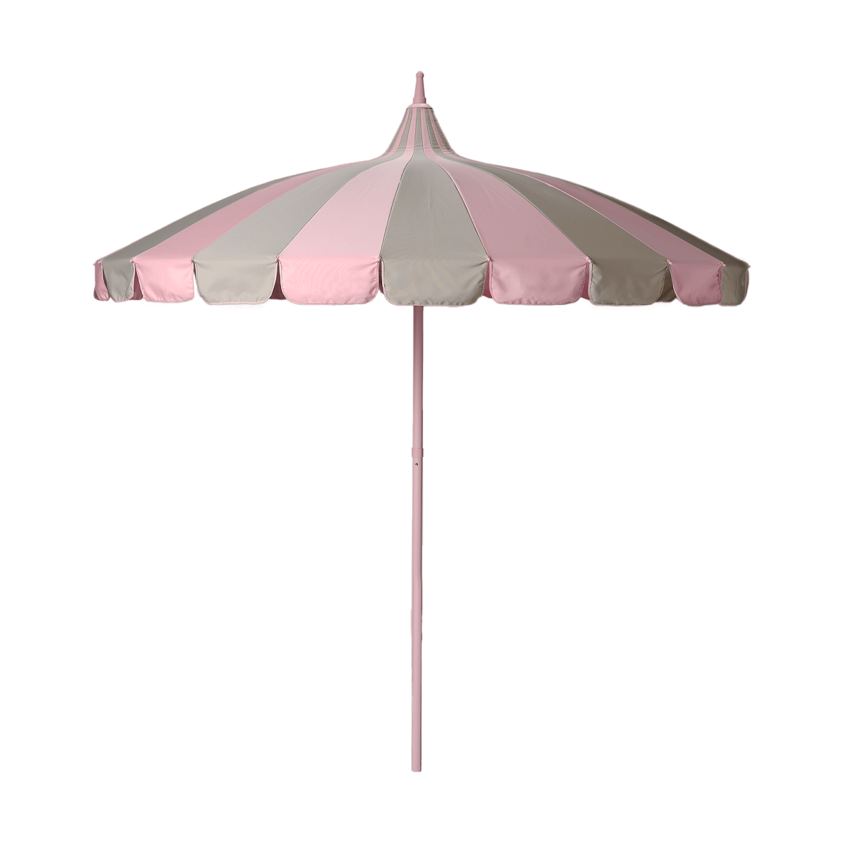 Garden Glory parasoll Pink-beige stripe | Skandinavisk Design | Parasoll & parasollfötter | Rosa