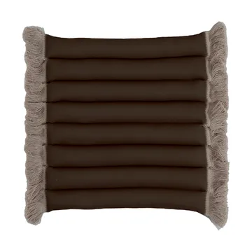 Garden Glory sittdyna med fransar - Beige, beige frans, 38x40 cm - Garden Glory