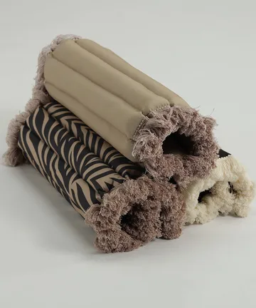 Garden Glory sittdyna med fransar - Svart, svart frans, 38x40 cm - Garden Glory