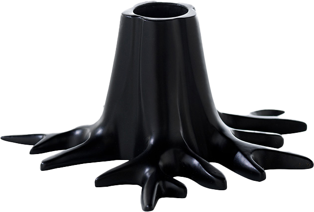 Garden Glory The Root ljusstake Black matte | Skandinavisk Design | Ljuslyktor & Ljusfat | Svart