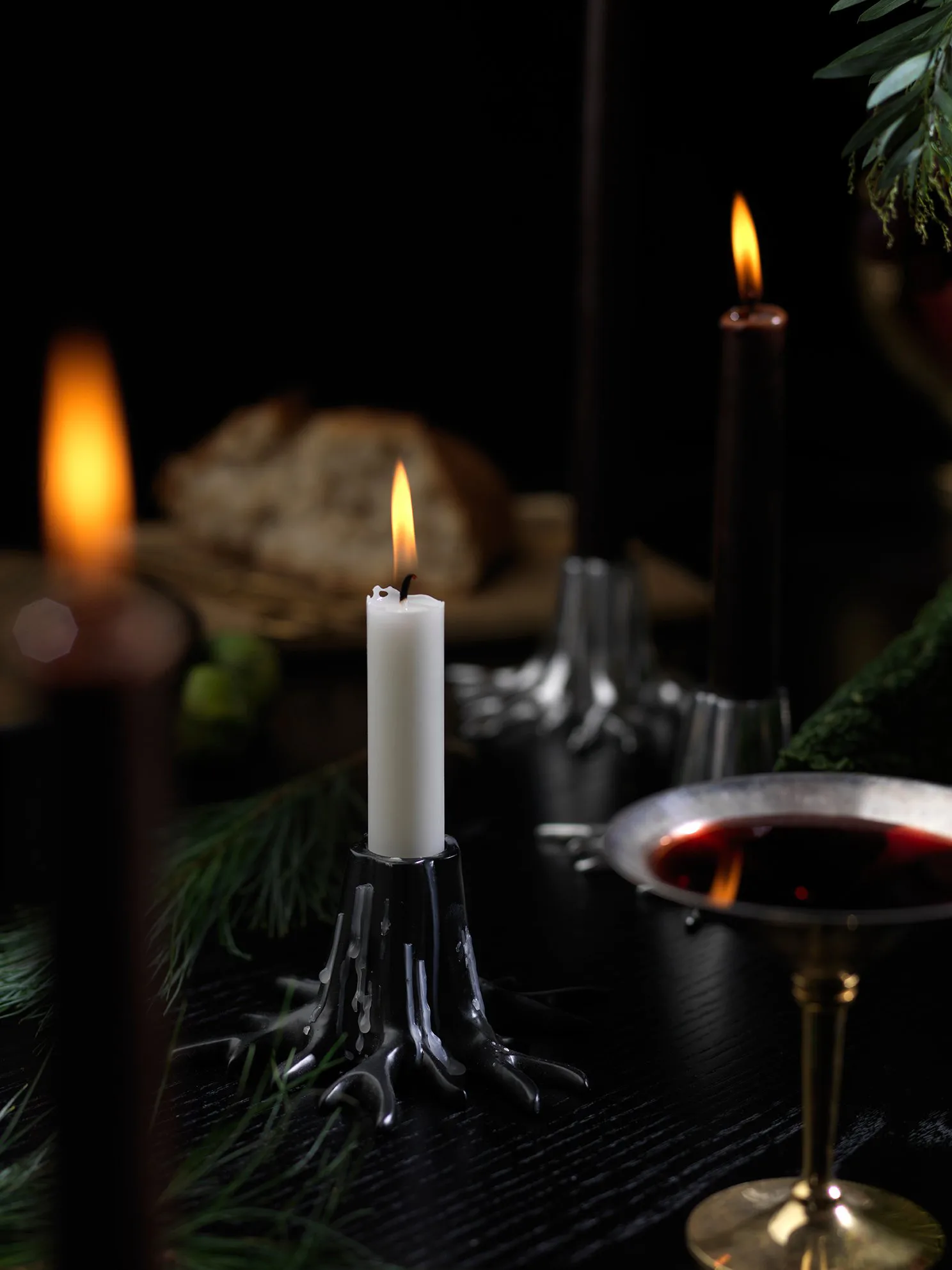 Garden Glory The Root ljusstake, Black matte Garden Glory