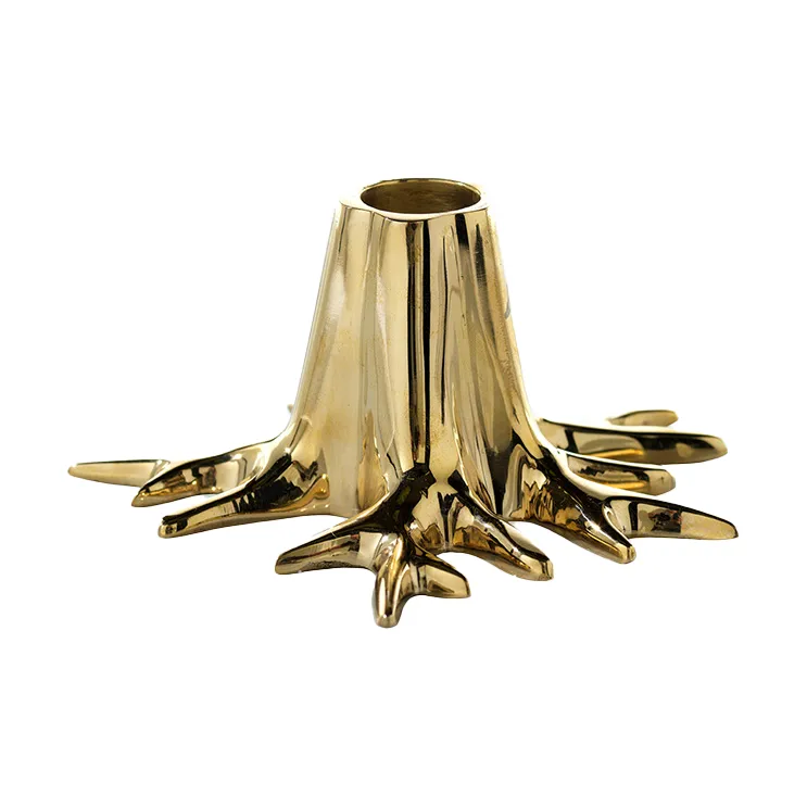 Garden Glory The Root ljusstake, Brass Garden Glory