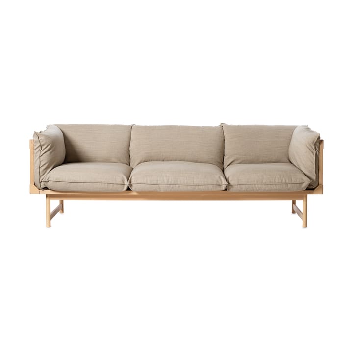 Bleck 3-sits soffa - Bok-white-foss 0212 - Gärsnäs