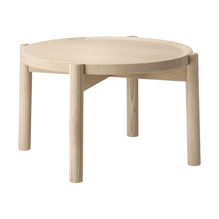 Elna soffbord - Ask-white-Ø40 cm - Gärsnäs