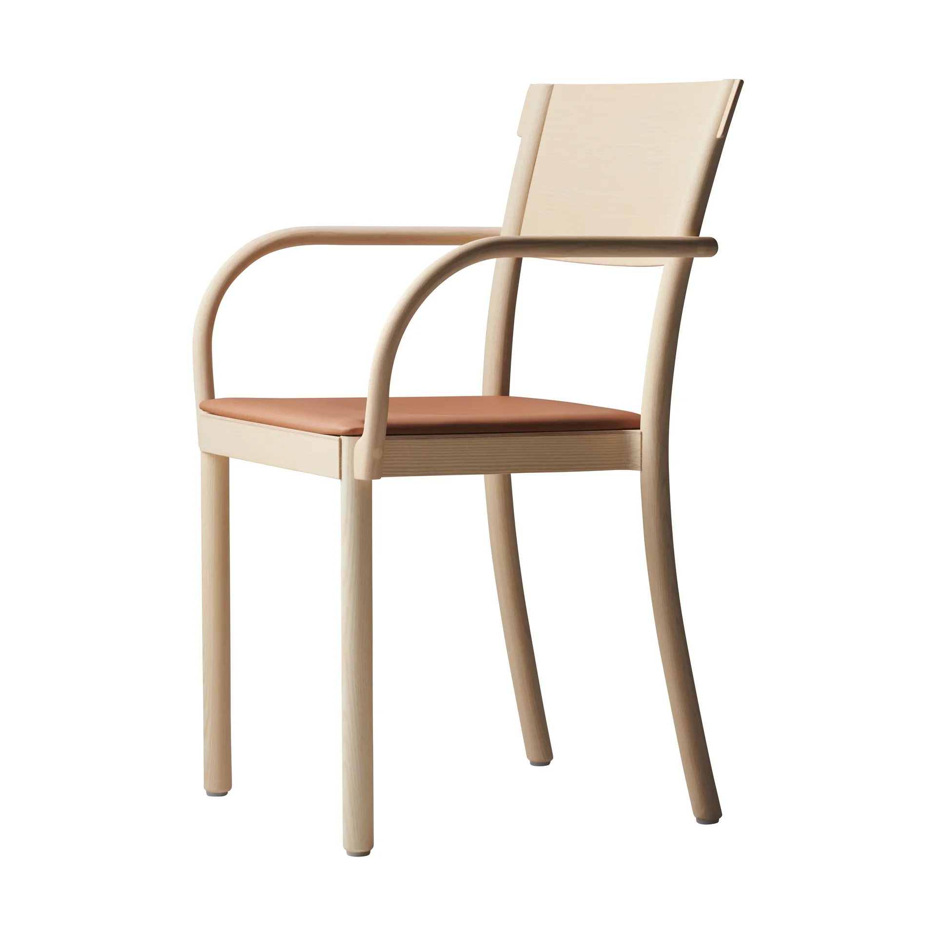 Light & Easy karmstol, Ask-white-elmosoft 33077 Gärsnäs