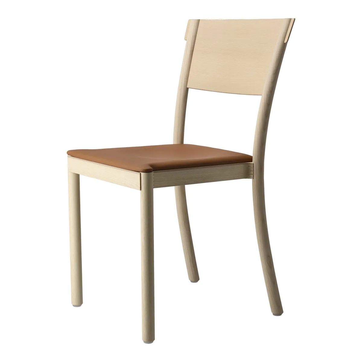 Gärsnäs Light & Easy stol Ask-white-elmosoft 33077