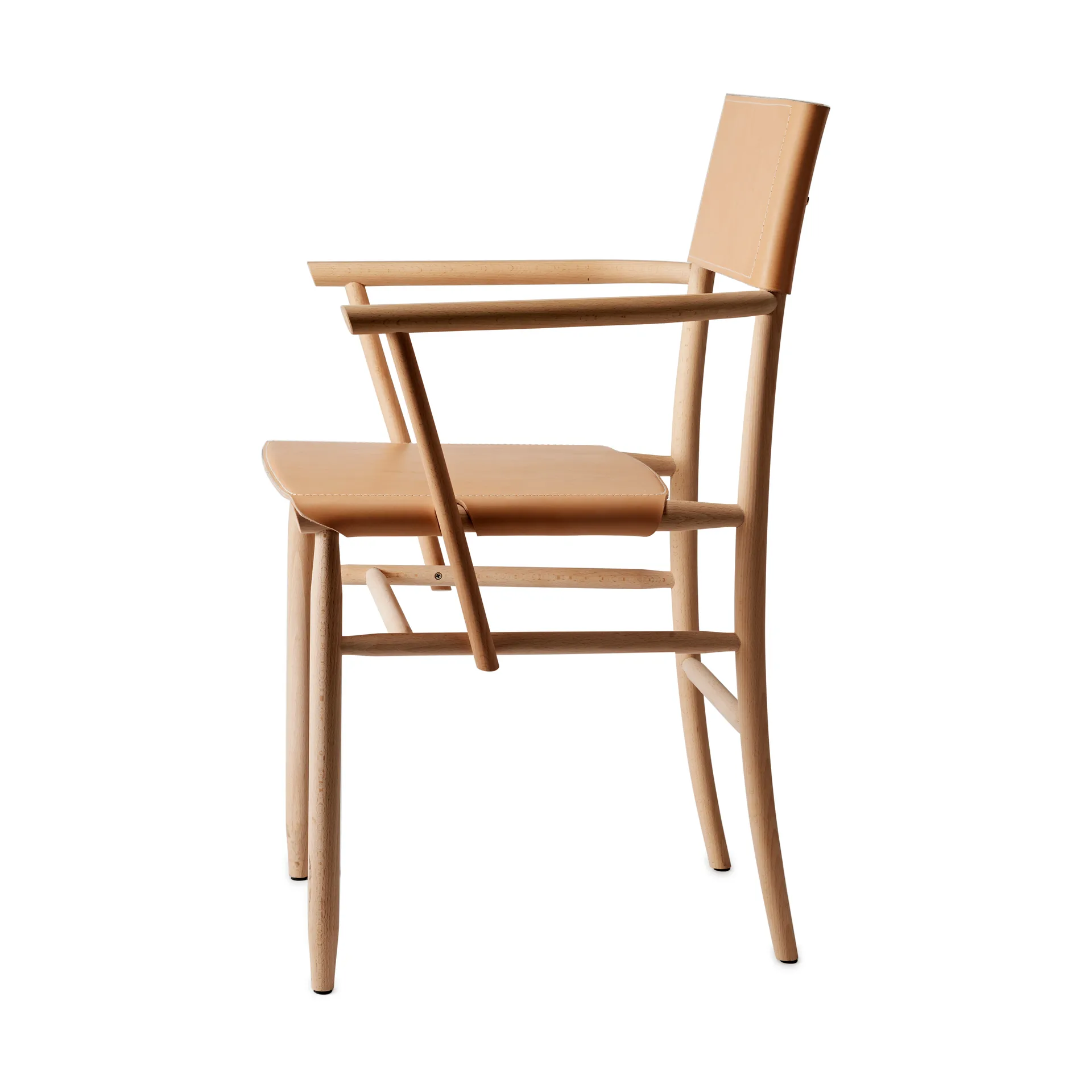 Madonna karmstol, Bok-natural-tärnsjö läder natur Gärsnäs