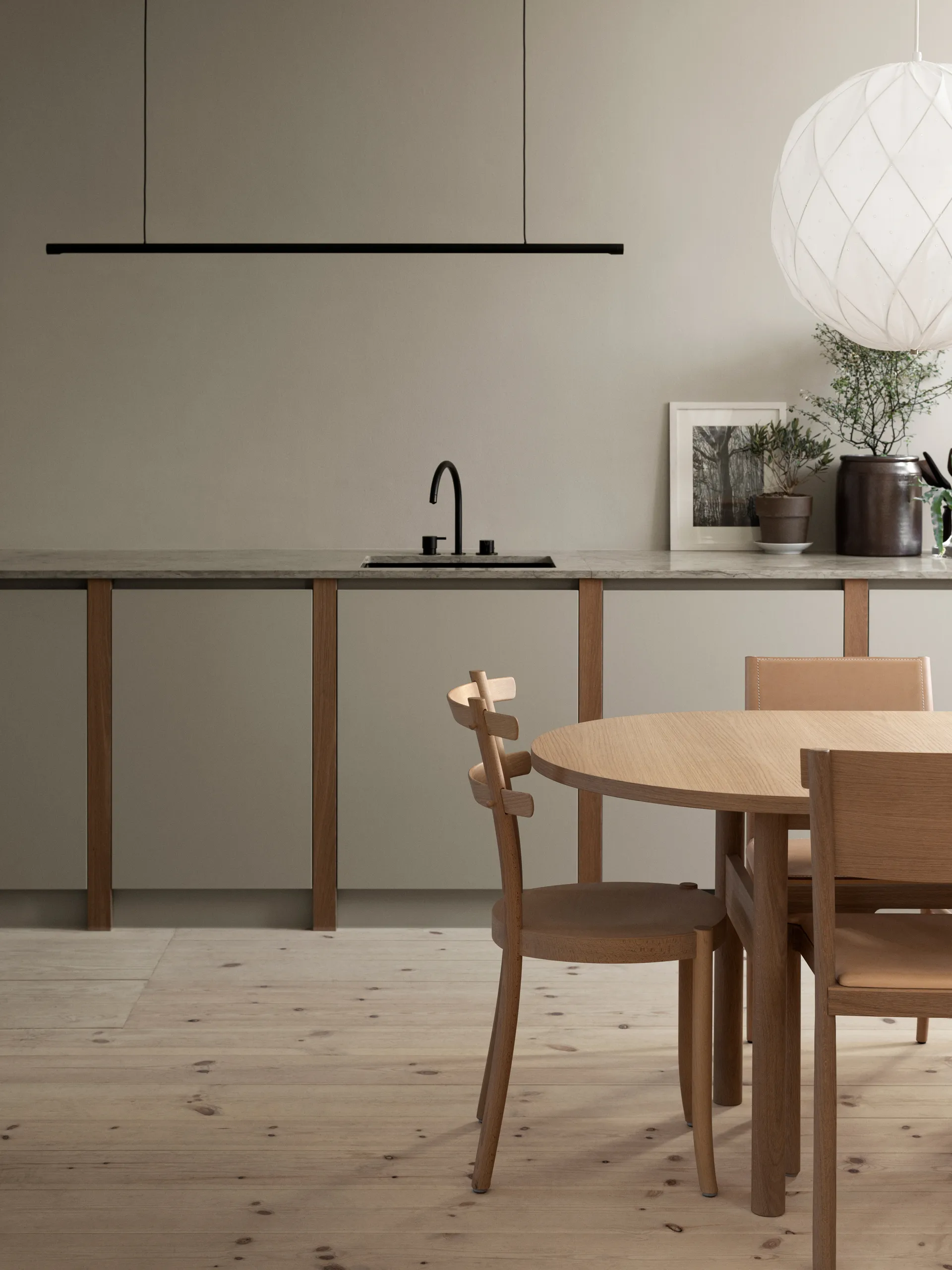 Wood stol, Bok-natural Gärsnäs