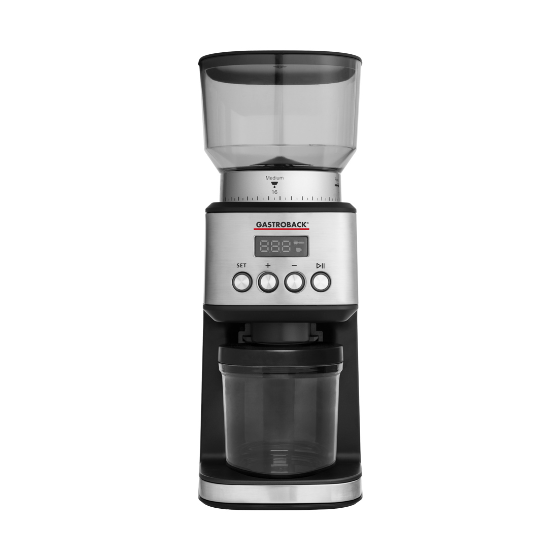 Gastroback Design 42643 elektrisk kaffekvarn Silver