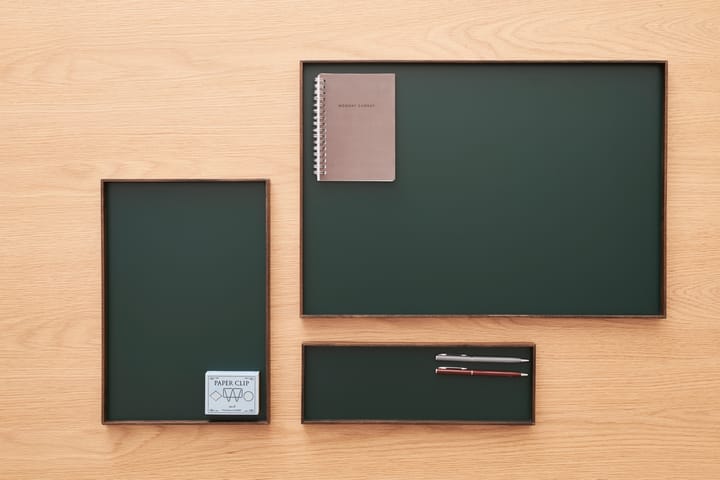 Frame bricka large 35,5x50,6 cm, Rökt ek-grön Gejst