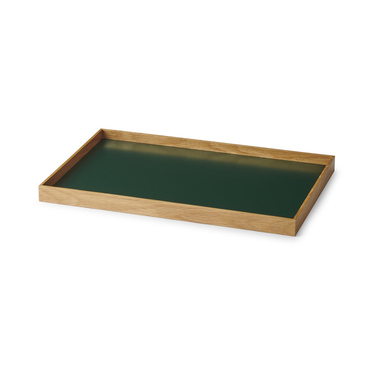 Gejst Frame bricka medium 23x34 cm Ek-grön | Skandinavisk Design | Brickor | Brun