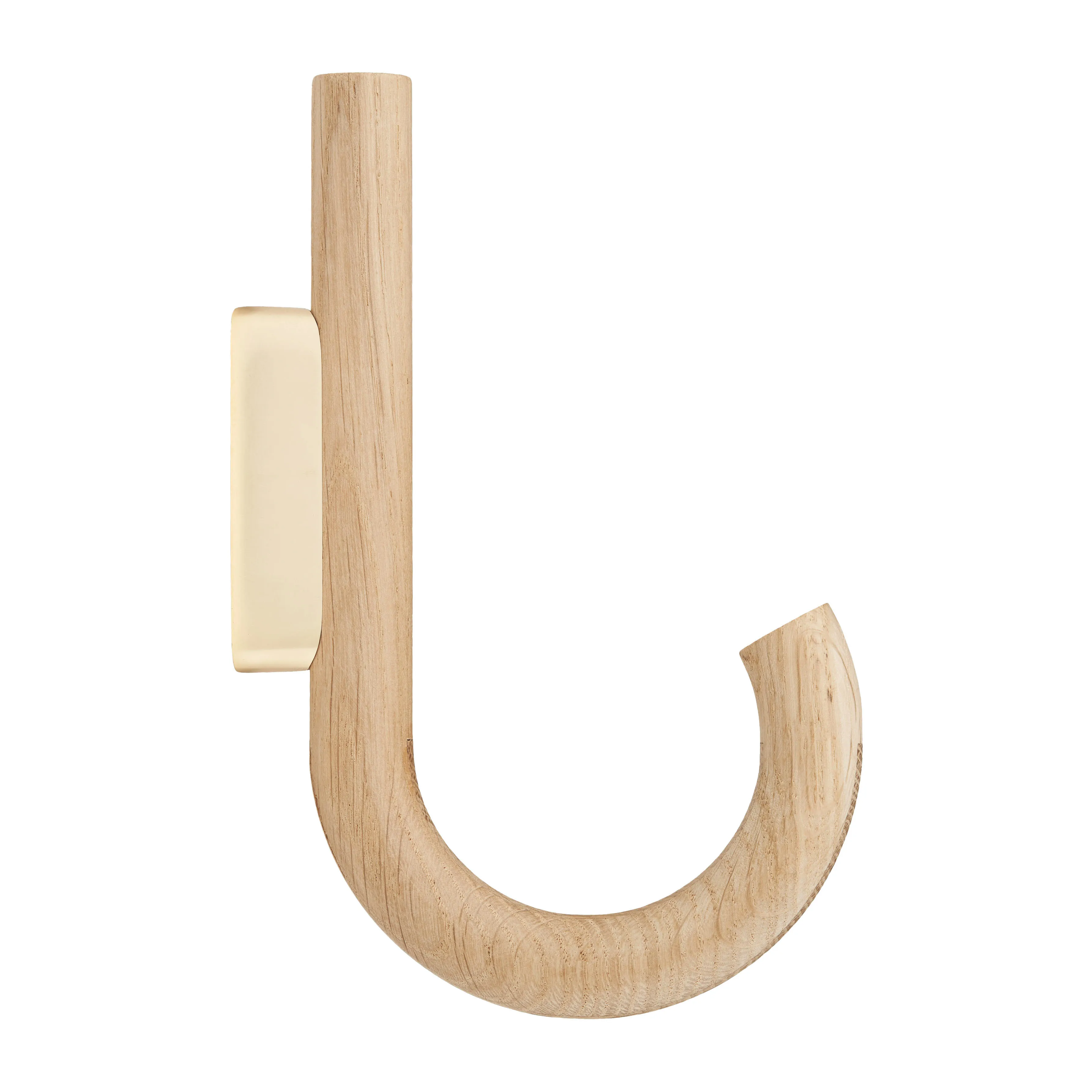 Hook krok 19 cm, Ek-mässing