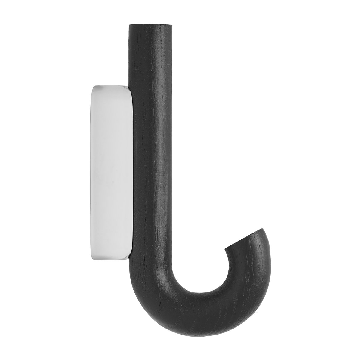 Gejst Hook krok mini 13,3 cm Svart ek-krom | Skandinavisk Design | Krokar & Hängare | Svart