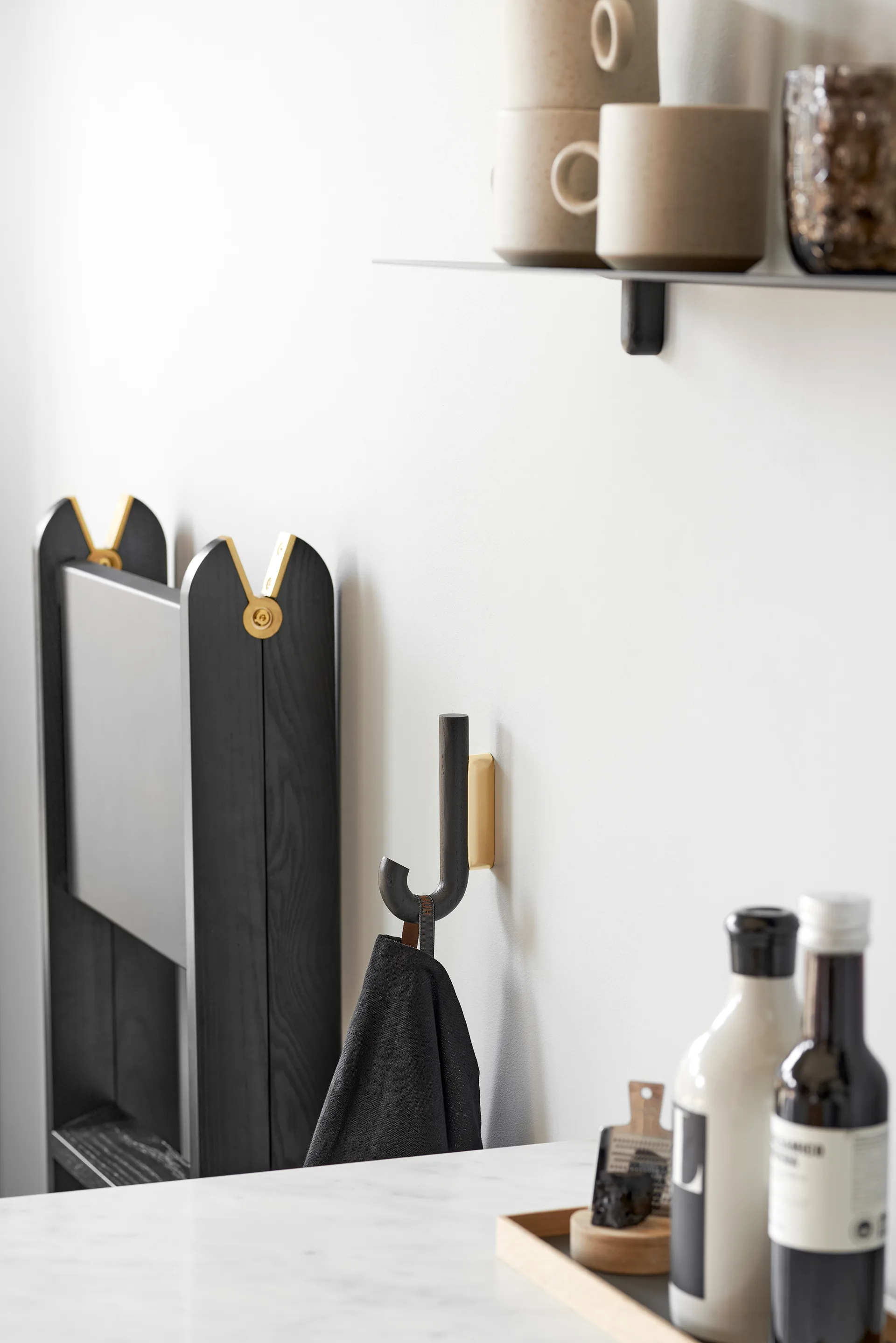 Hook krok mini 13,3 cm, Svart ek-mässing Gejst