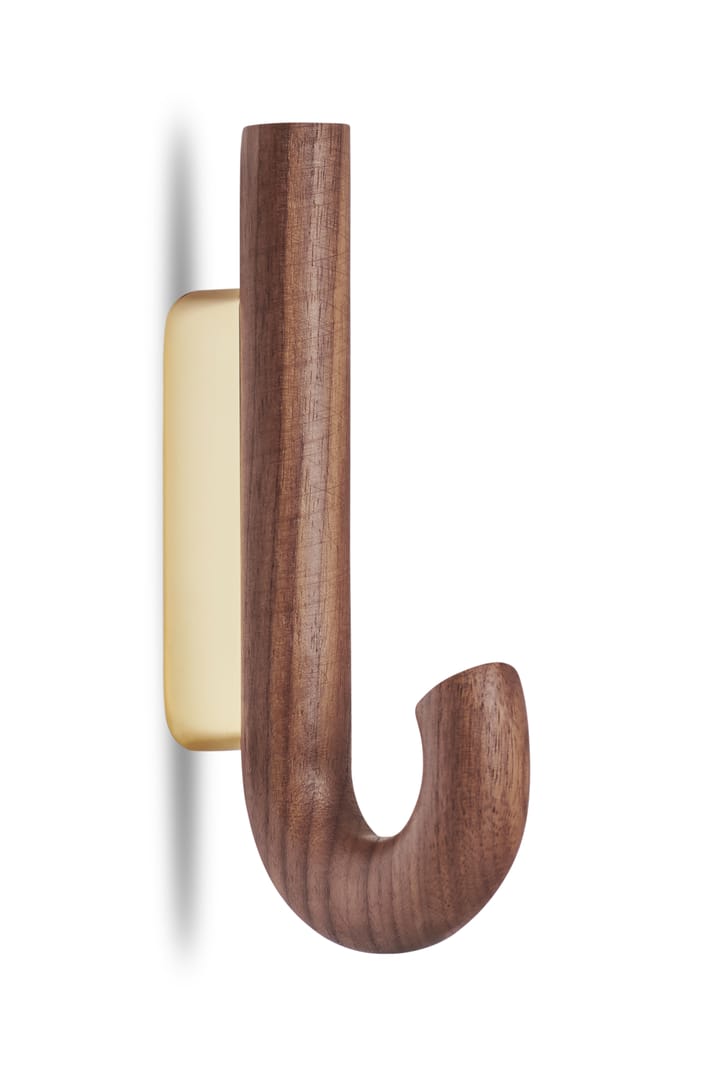 Hook krok mini 13,3 cm, Valnöt-mässing Gejst