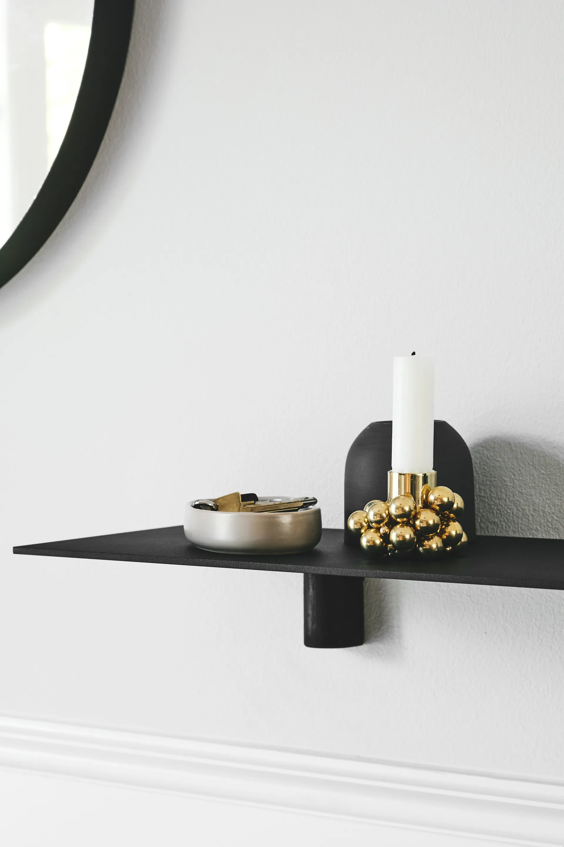 Kollage hylla 60 cm, Svart Gejst