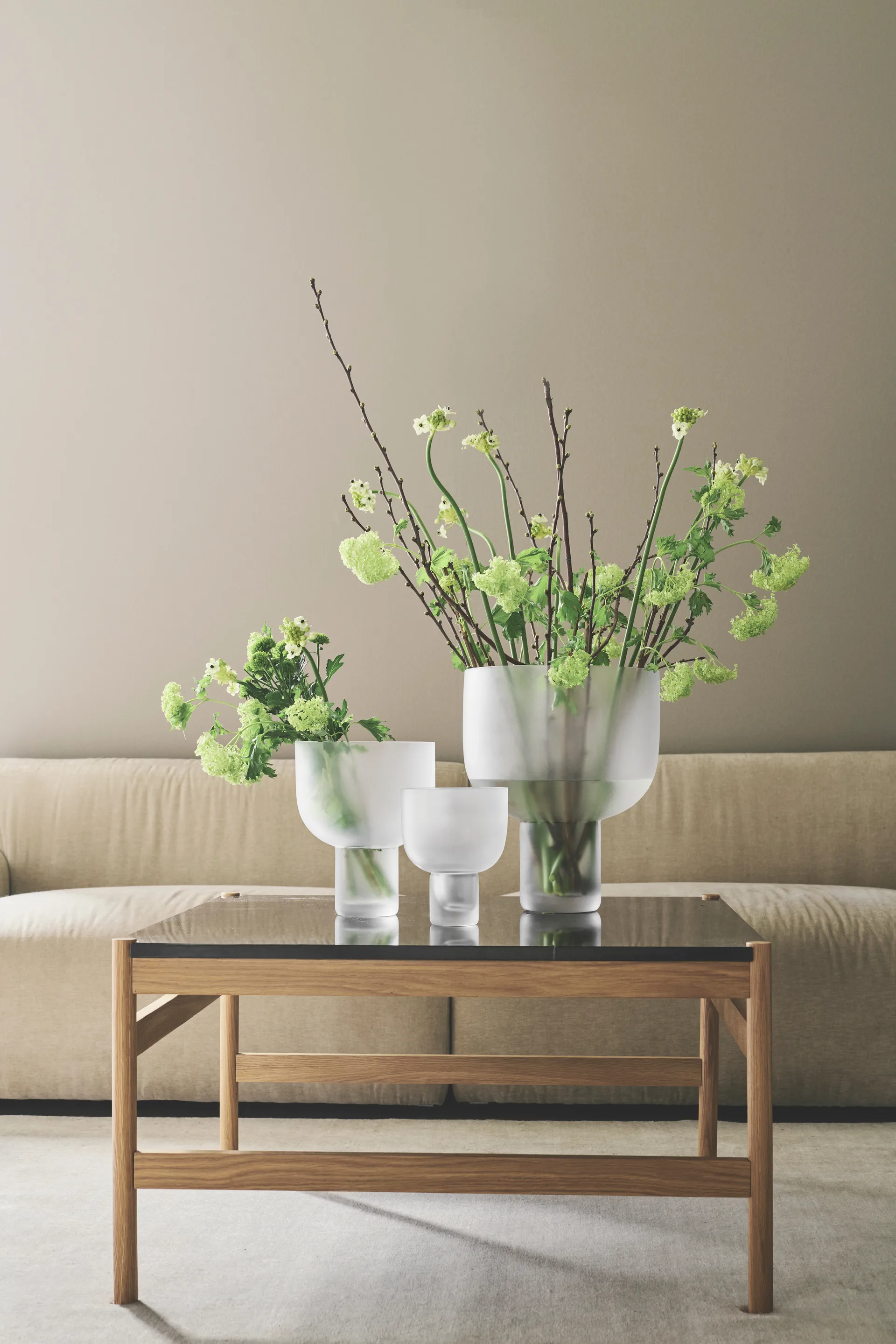 Nebl vas large, Frosted Gejst