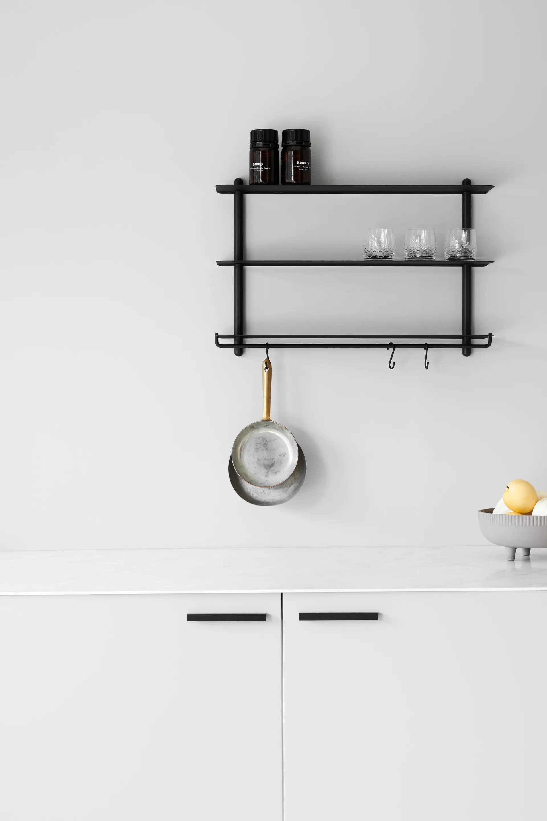 Nivo krok till hylla 3-pack, Svart Gejst