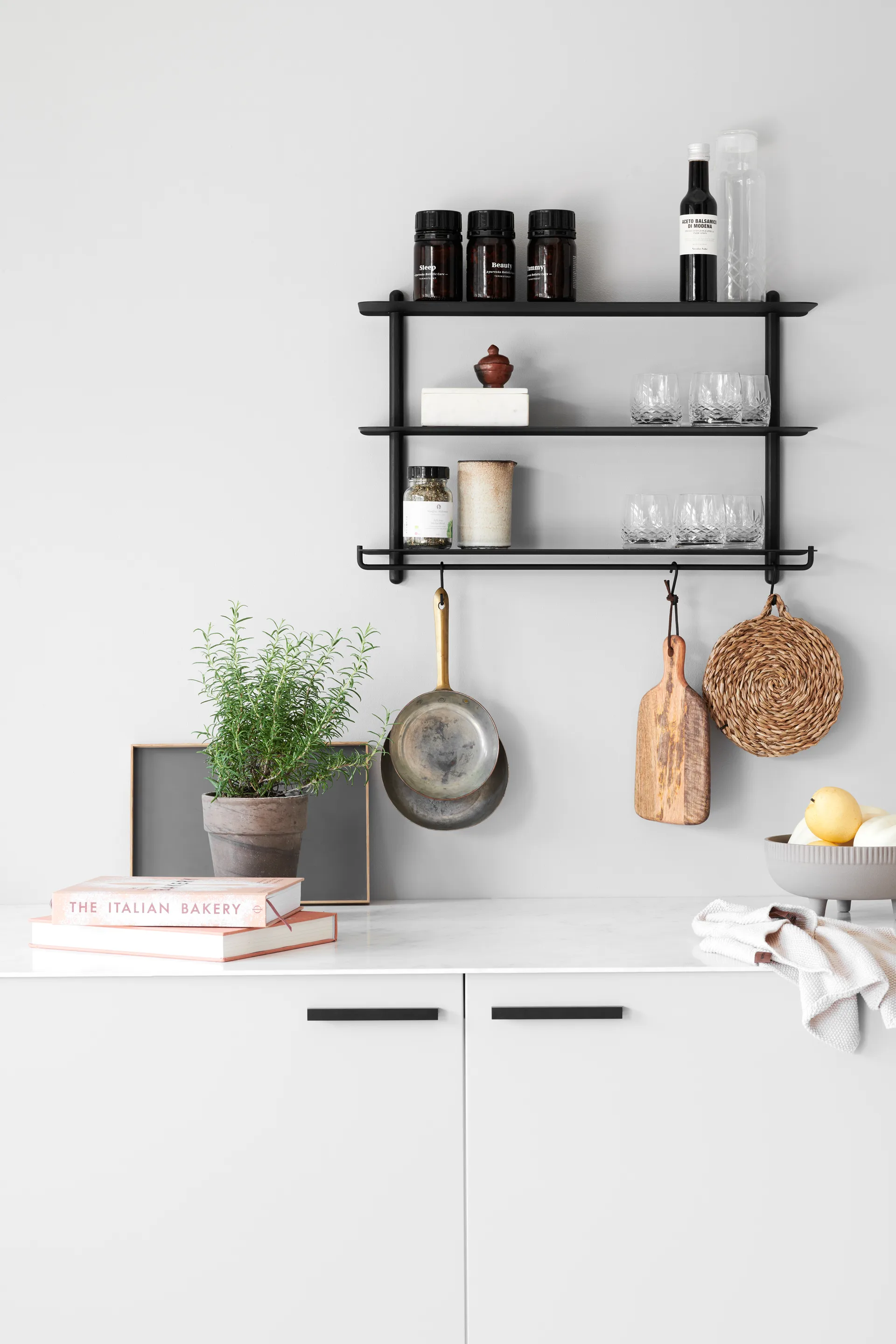 Nivo krok till hylla 3-pack, Svart Gejst