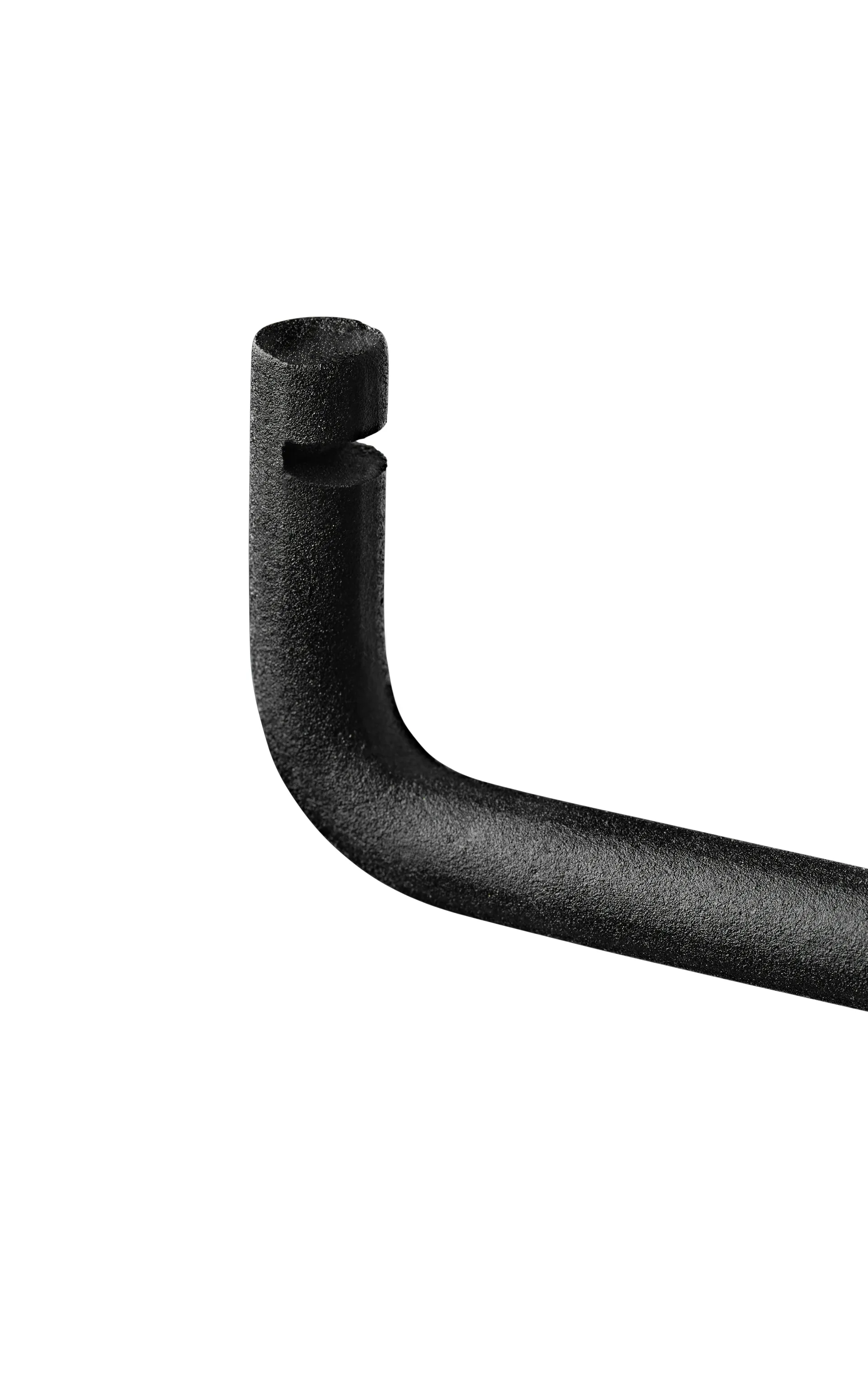 Nivo stång till hylla, Svart Gejst