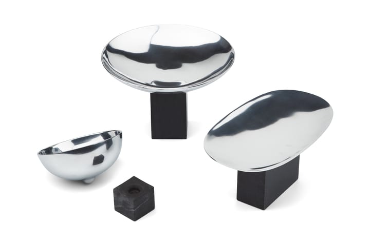 Sapoto skål medium Ø22 cm, Silver Gejst