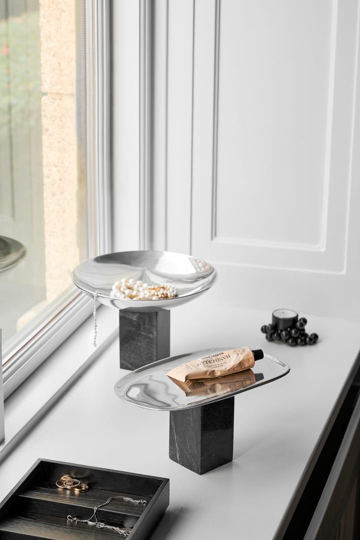 Sapoto skål medium Ø22 cm, Silver Gejst