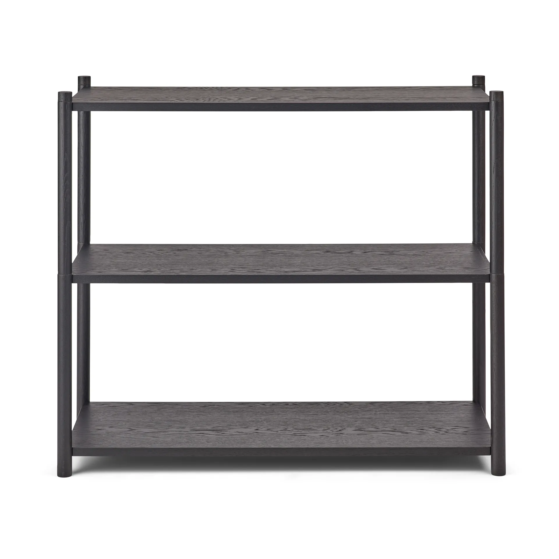 Sceene bookcase A, Svartbetsad ek Gejst