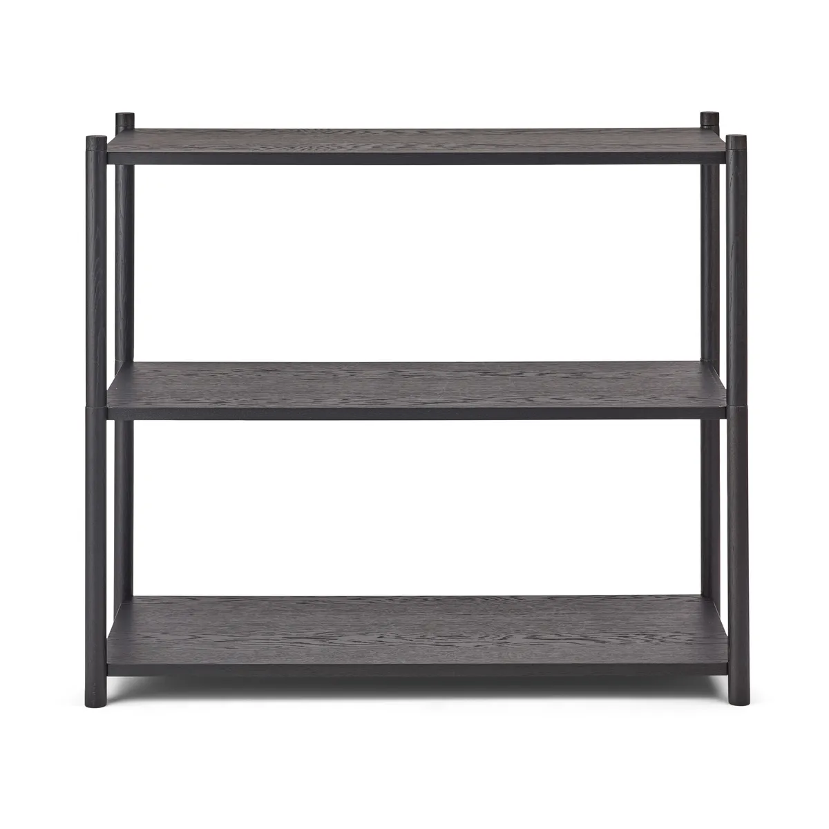 Gejst Sceene bookcase A Svartbetsad ek