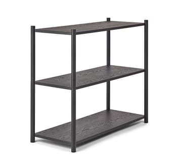 Sceene bookcase A - Svartbetsad ek - Gejst