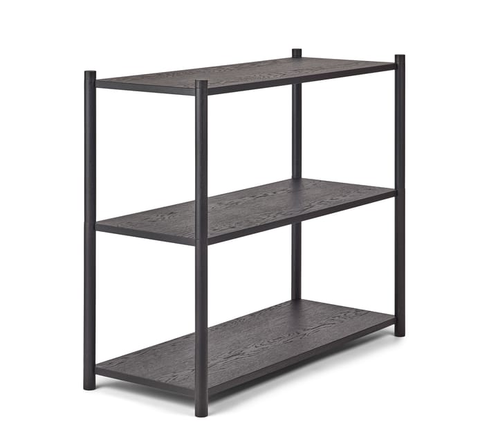 Sceene bookcase A - Svartbetsad ek - Gejst