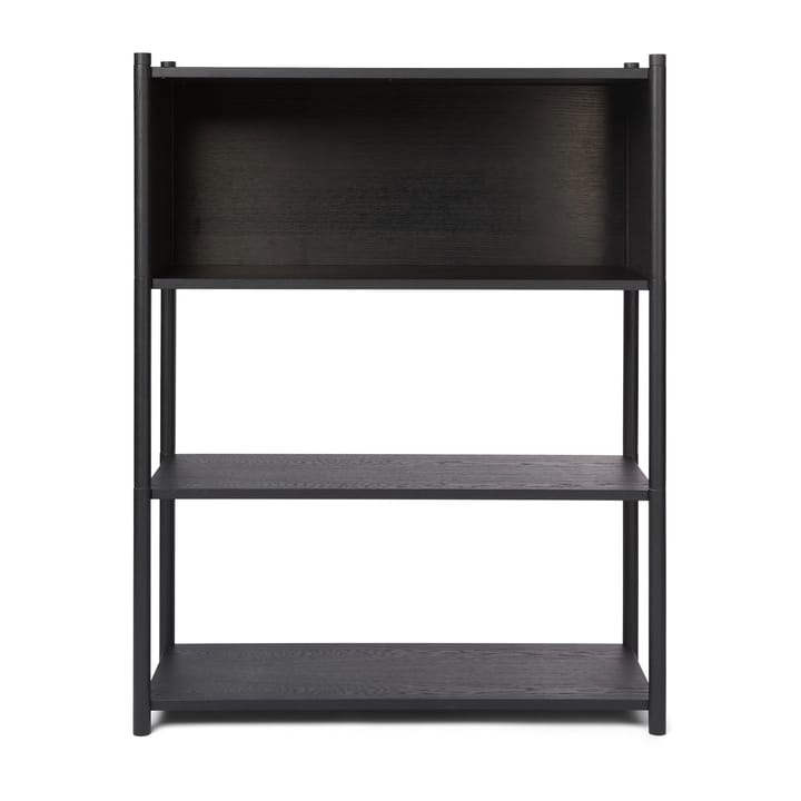 Sceene bookcase B - Svartbetsad ek - Gejst