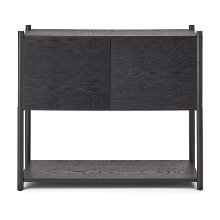 Sceene bookcase C - Svartbetsad ek - Gejst